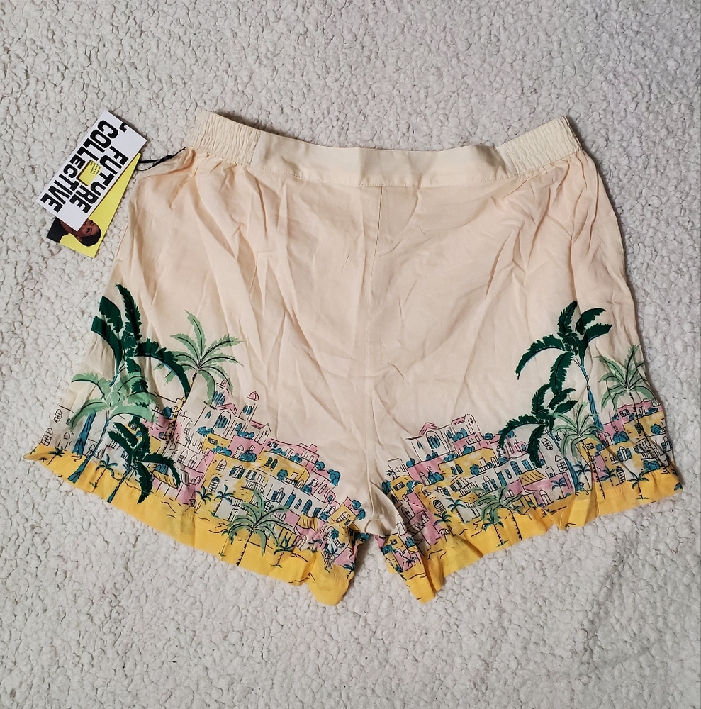 SET: Future Collective With Jenee Nylor Short Sleeve Resort Shirt & Shorts - Picture 8 of 12